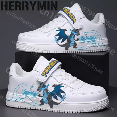 Pokemons crianças pikachu charmander tênis meninas meninos sapatos casuais criança correndo moda esportes 7 e 18 anos de idade sapatos presente