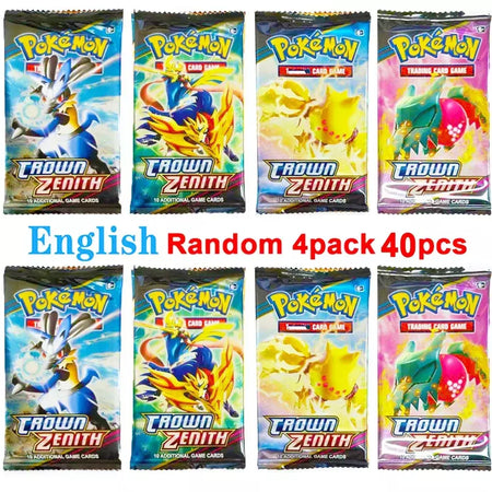 4 pacote de cartas pokémon 151 equipe up sun & moon trovão inglês jogo de cartas de negociação evoluções impulsionador colecionável crianças brinquedos presentes