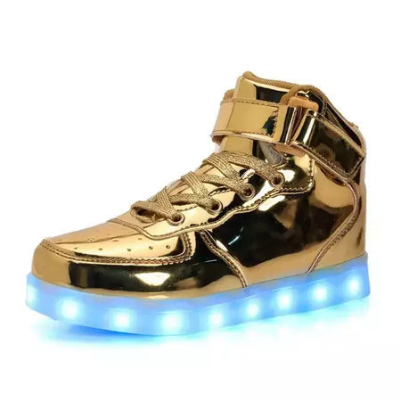 Tamanho 25-46 led sapatos com luzes brilhantes led chinelos para crianças & adulto feminino tenis para crianças meninos meninas sapatilhas luminosas