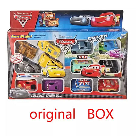Mini 12 pçs disney pixar carros 3 pistão copo rebote carro coleção relâmpago mcqueen jackson tempestade pvc modelo de carro brinquedo para crianças