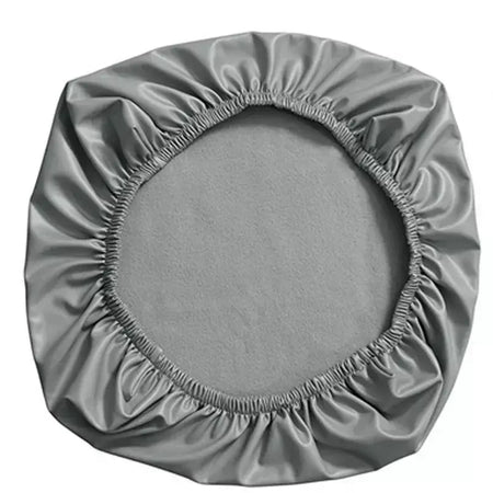 Capa de assento de cadeira de couro pu elástica 38-52cm para casa escritório hotel cadeira capa de assento protetor de assento de jantar slipcover