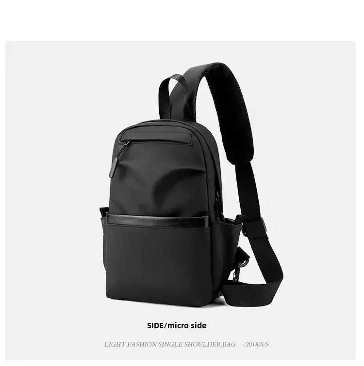 Bolsa de peito masculina, crossbody, mochila pequena, casual, marca, na moda, crossbody, para celular, novo, moda, Ins, 2024