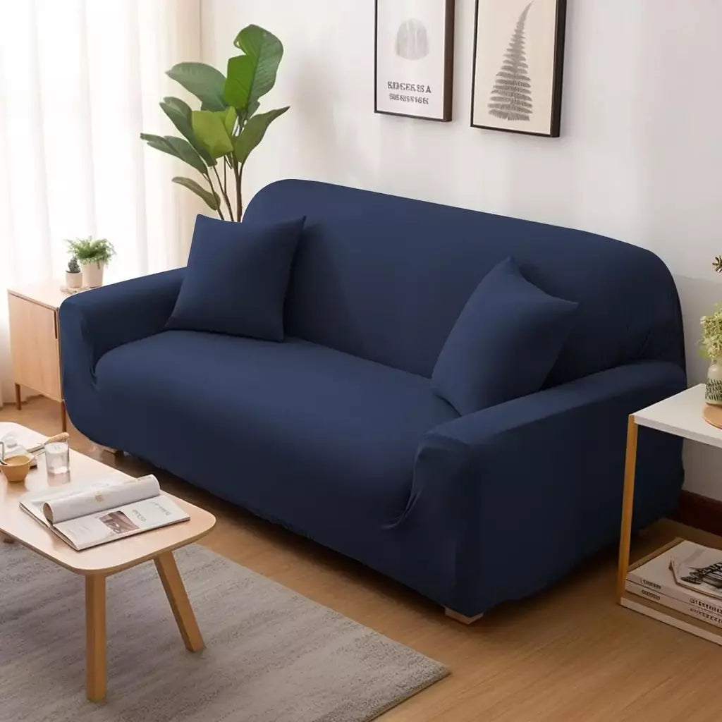 Capas de Sofá Elásticas Monocromáticas para Sala, Espessamento Slipcovers de Canto Seccional, Capa de Sofá, Forma L, Precisa comprar 2Pcs Cover
