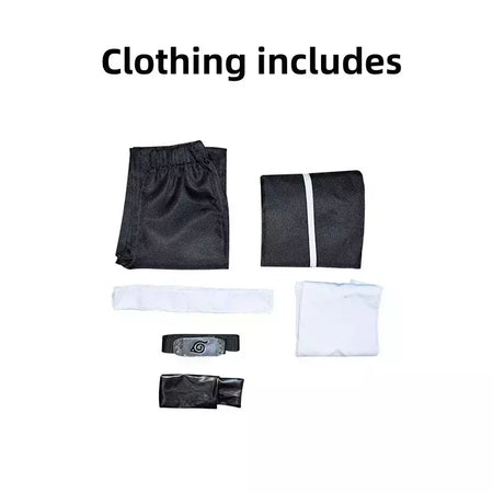 Anime uzumaki boruto cosplay traje ninja preto mangas compridas casaco calças peruca adulto crianças homem mulher halloween carnaval terno
