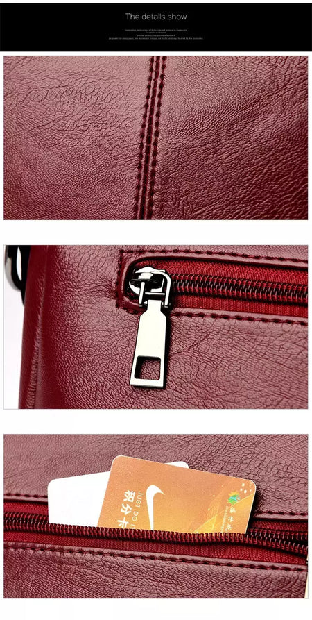 Sacola de couro bordado para mulheres, bolsas femininas, bolsa de ombro, pequenos sacos crossbody, alta qualidade, 2022