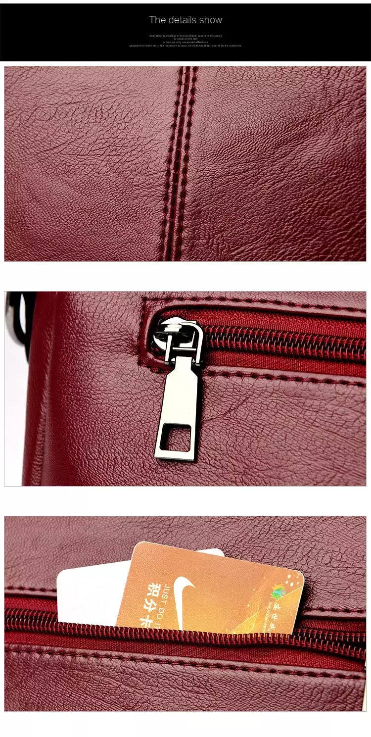 Sacola de couro bordado para mulheres, bolsas femininas, bolsa de ombro, pequenos sacos crossbody, alta qualidade, 2022