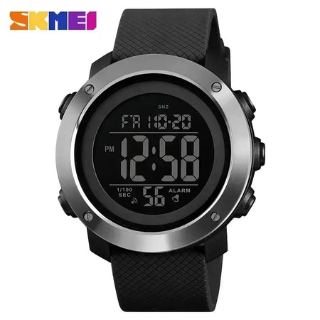 Skmei 1426 montre masculino despertador moda relógio digital relogio masculino esporte relógio masculino marca de luxo 5bar relógios à prova dwaterproof água