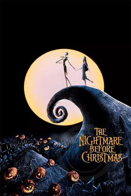 Filme clássico o pesadelo antes do natal anime figura jack poster impressões pintura em tela arte da parede fotos decoração do quarto casa