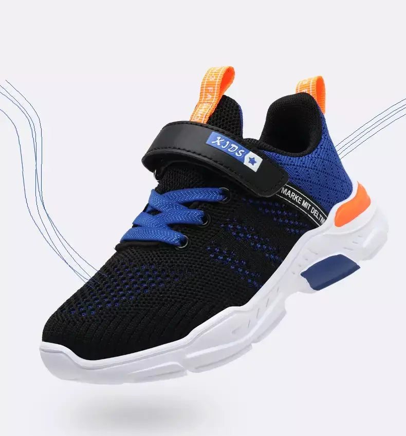 Crianças sapatos antiderrapantes respirável malha sapatos da criança conforto tênis de corrida marca meninas meninos sapatos casuais crianças moda tênis