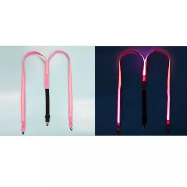 Suspensórios de led iluminados masculinos, gravata borboleta unissex, calças elásticas ajustáveis, suspensório iluminado com led para festival de música, festa de fantasia