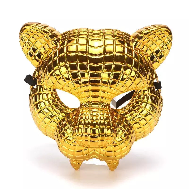 Máscara animal tigre leão traje palco desempenho adereços cosplay acessórios de fantasia de halloween adicionar mistério