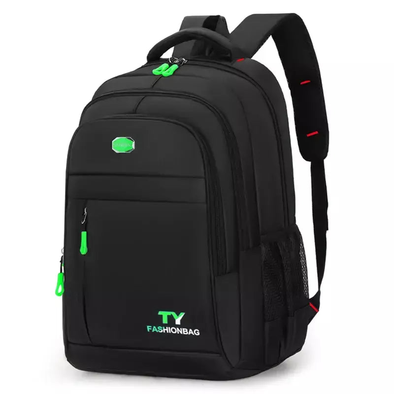 Mochila com zíper multicamadas, mochila de viagem de grande capacidade, mochila para homens e mulheres, mochila para computador de negócios, estudante b