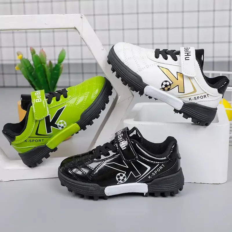 Chuteiras de futebol para crianças 2024 novas crianças chuteiras de futebol moda sapatos de futebol de solo firme