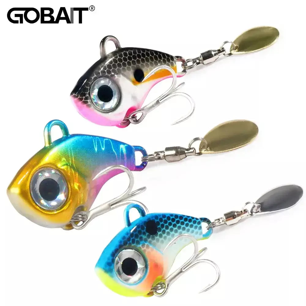 Spinner isca vib colher de metal gabarito pesca vibração 10g 20g 30g artificial duro isca lantejoulas pesca oscilação rotativa isca giratória