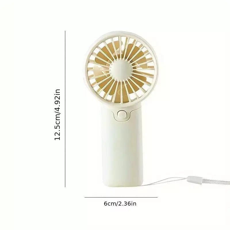 Mini ventilador portátil leve ventilador de mão aa ventilador de refrigeração a pilhas para escritório ao ar livre viagem acampamento