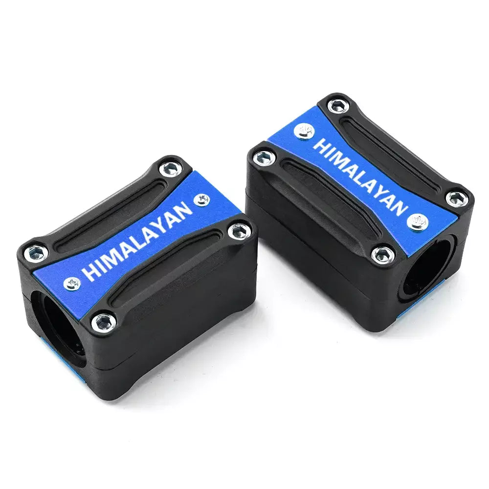 Apto para royal enfield himalayan 400 411 22/25/28mm motocicleta 7 cores barra de acidente do motor proteção pára-choques decorativo guarda bloco
