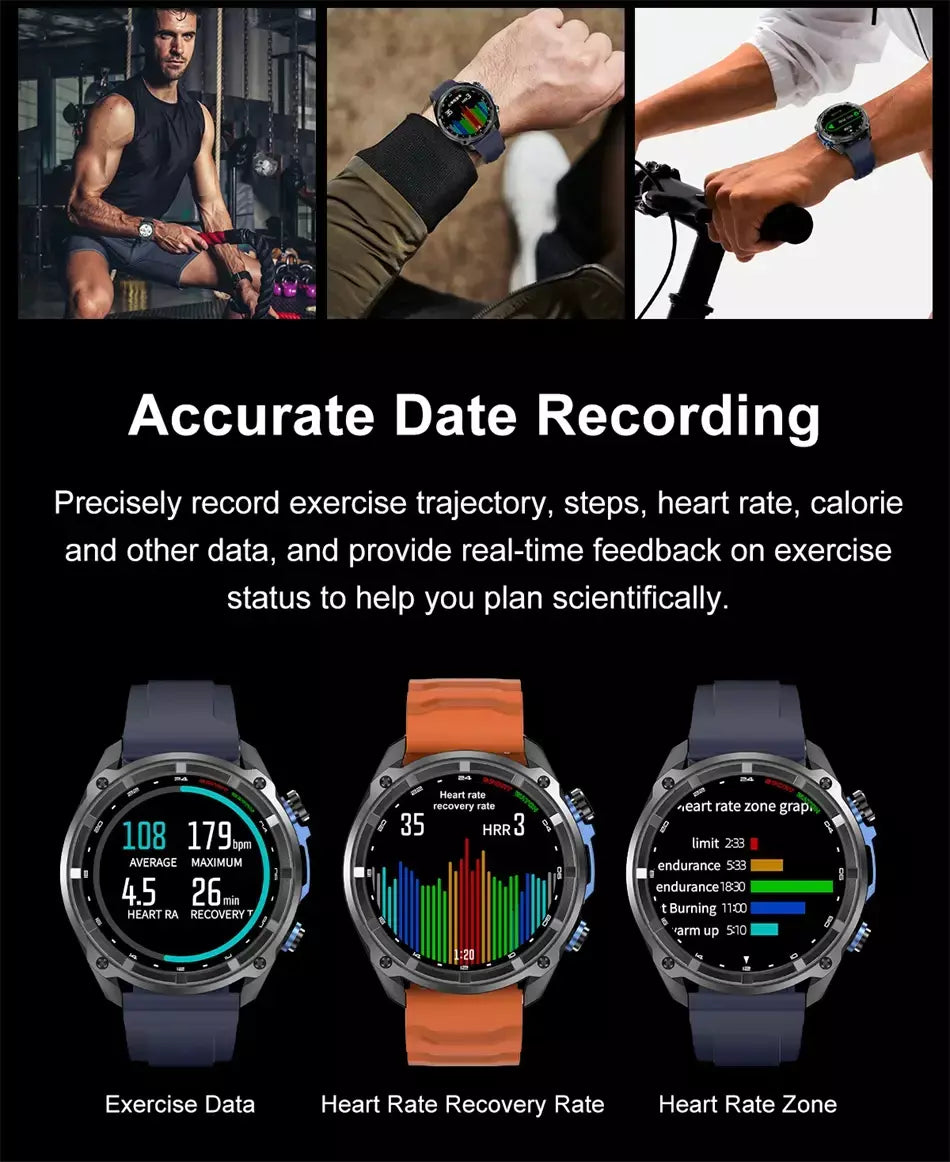Xiaomi gps relógio inteligente com mapas offline 4gb de memória player vídeo militar esportes smartwatch masculino 30m natação à prova dwaterproof água amoled