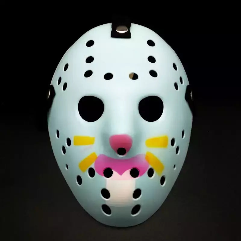 Presente filme máscara de hóquei jason voorhees sexta-feira 13th horror máscara assustadora festa de halloween cosplay máscaras para adultos homens dia das bruxas
