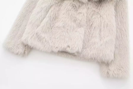 TRAF-Jaqueta feminina de tecido de lantejoulas de metal, casaco solto, gola alta, manga comprida, outerwear feminino chique, outono, inverno, 2023