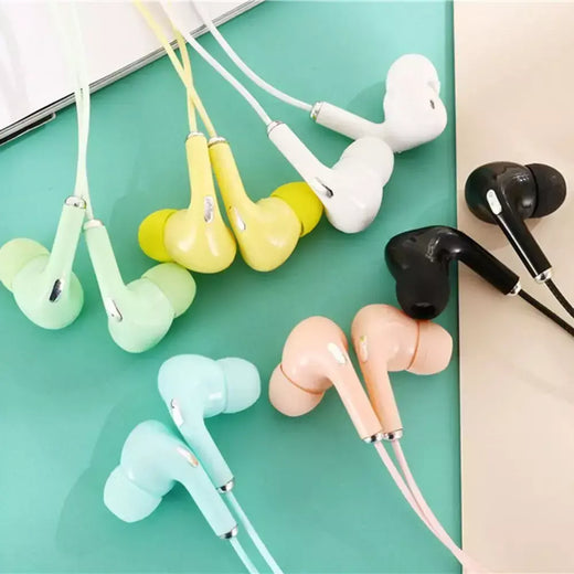 Fone de ouvido com controle intra-auricular de alta definição, fone de ouvido portátil com microfone, 3,5mm
