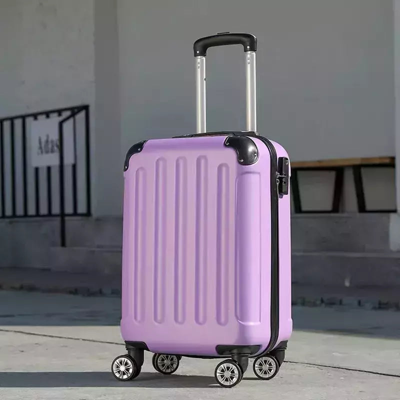 Conjunto de malas rolantes e bolsas de viagem com rodas giratórias 20 '' maleta de bagagem com carrinho de cabine grande capacidade