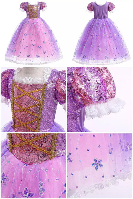 Crianças elsa ariel traje meninas quarta-feira dança disfarce crianças rapunzel vestido elegante barbi cosplay halloween fantasia 3-12t