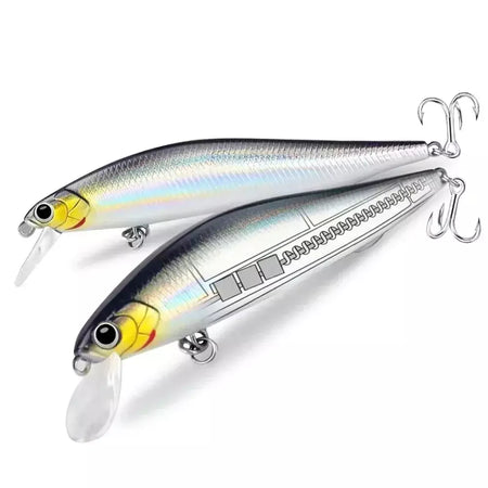 Afundando minow 5g 7g 10g 14g isca de pesca sistema equilíbrio gravidade impulso elenco isca profunda manivela wobbler gancho pesca engrenagem jerkbait