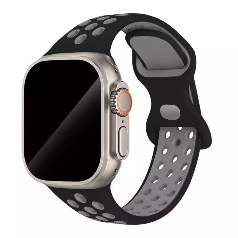 Correia Desportiva Respirável para Apple Watch, Band, Correa, iWatch Series 8, SE, 7, 6, 5, 9 Ultra, 44mm, 49mm, 45mm, 40mm, 41 milímetros, 38 milímetros, 42 milímetros
