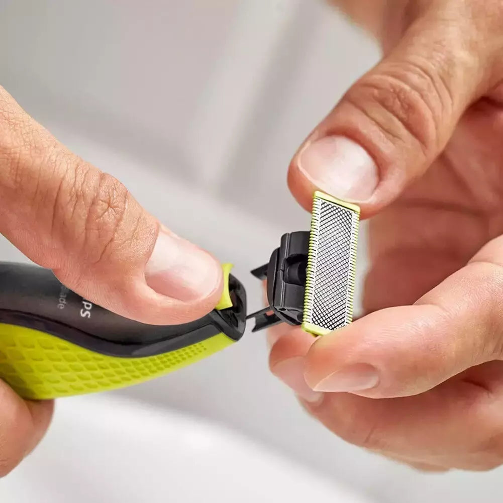 Cortador de lâmina de barbear de substituição, Lâminas sobressalentes para Philips OneBlade, QP2520, QP2523, QP2630, QP6510, 1 Pc, 2 Pcs, 3 Pcs, 4Pcs