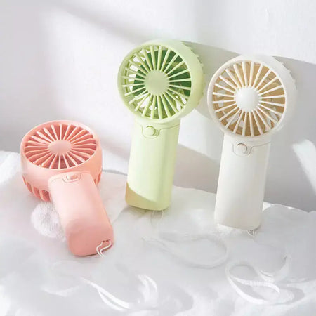 Mini ventilador portátil leve ventilador de mão aa ventilador de refrigeração a pilhas para escritório ao ar livre viagem acampamento