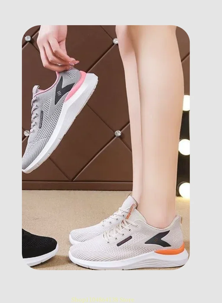 Tênis de corrida leve respirável feminino para primavera outono esportes casuais tênis atléticos para mulher multifuncional comfor