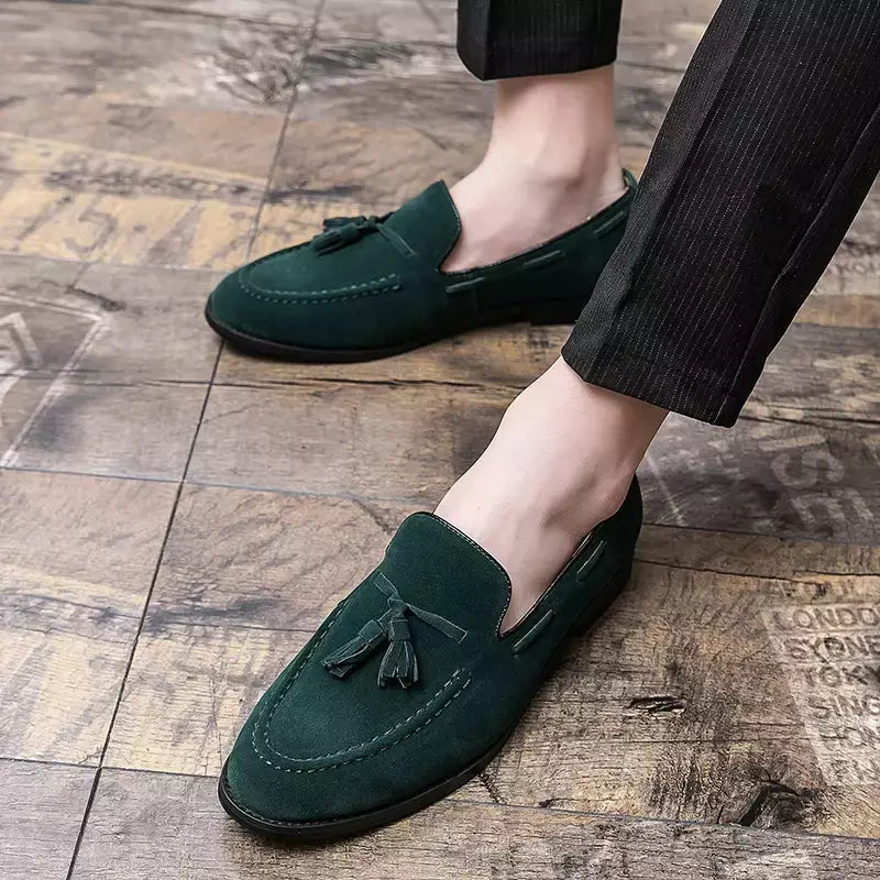 Mocassim preto masculino, mocassim de pedal único, sapato de vestido de negócios marrom, vestido de noiva italiano, tamanho 38-48, novo