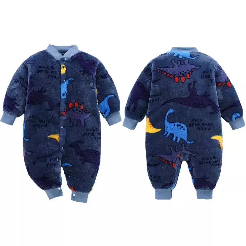 Bebê recém-nascido primavera inverno roupas jaqueta infantil para meninas macacão para meninos flanela macia bebe macacão roupas de bebê 0-18 meses
