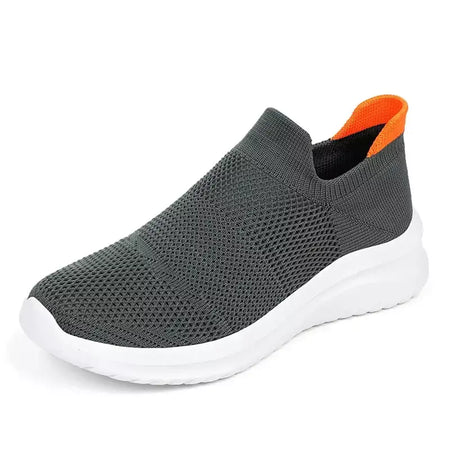 Sapatos masculinos tênis de malha respirável deslizamento em tênis de corrida ao ar livre antiderrapante casal jogging treinamento caminhadas sapatos esportivos