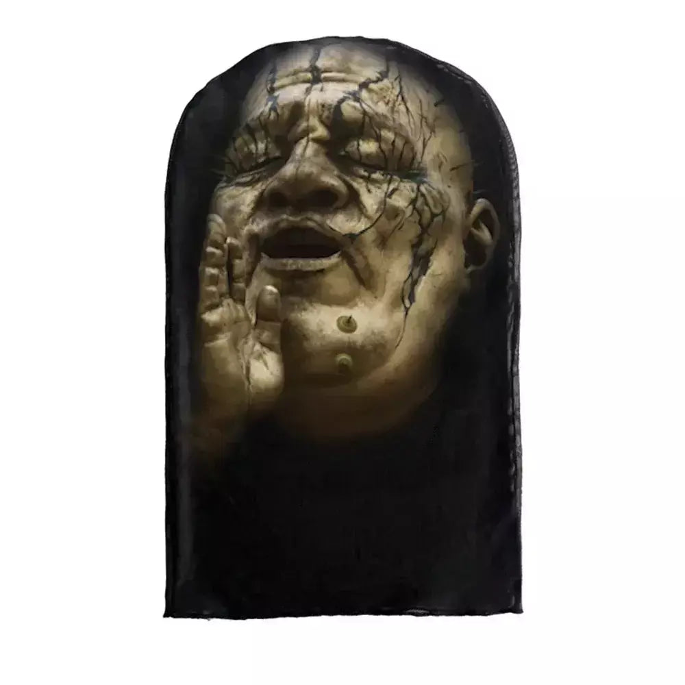 Cosplay 3d impresso kanye máscara estiramento malha máscara facial completa das mulheres dos homens role play cocar halloween moda balaclava cocar