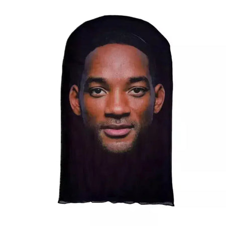 Cosplay 3d impresso kanye máscara estiramento malha máscara facial completa das mulheres dos homens role play cocar halloween moda balaclava cocar