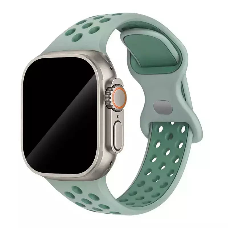 Correia Desportiva Respirável para Apple Watch, Band, Correa, iWatch Series 8, SE, 7, 6, 5, 9 Ultra, 44mm, 49mm, 45mm, 40mm, 41 milímetros, 38 milímetros, 42 milímetros