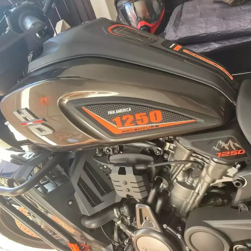 Para harley davidson pan america1250 acessórios da motocicleta tanque de combustível adesivo pan américa 1250 almofada protetora de borracha 3d 2022-2024