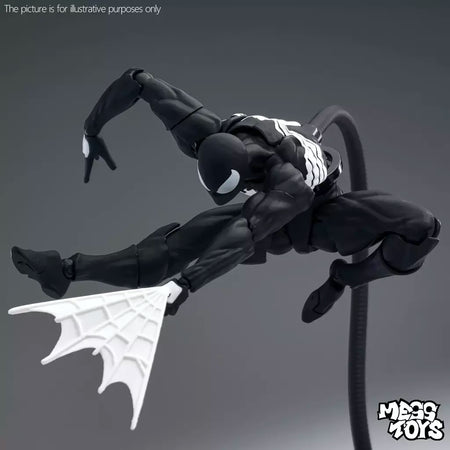 Novos brinquedos bagunça figura do homem-aranha terno preto vizinho simbionte messto brinquedos escarlate vizinho figura de ação ct brinquedos preto vermelho homem aranha