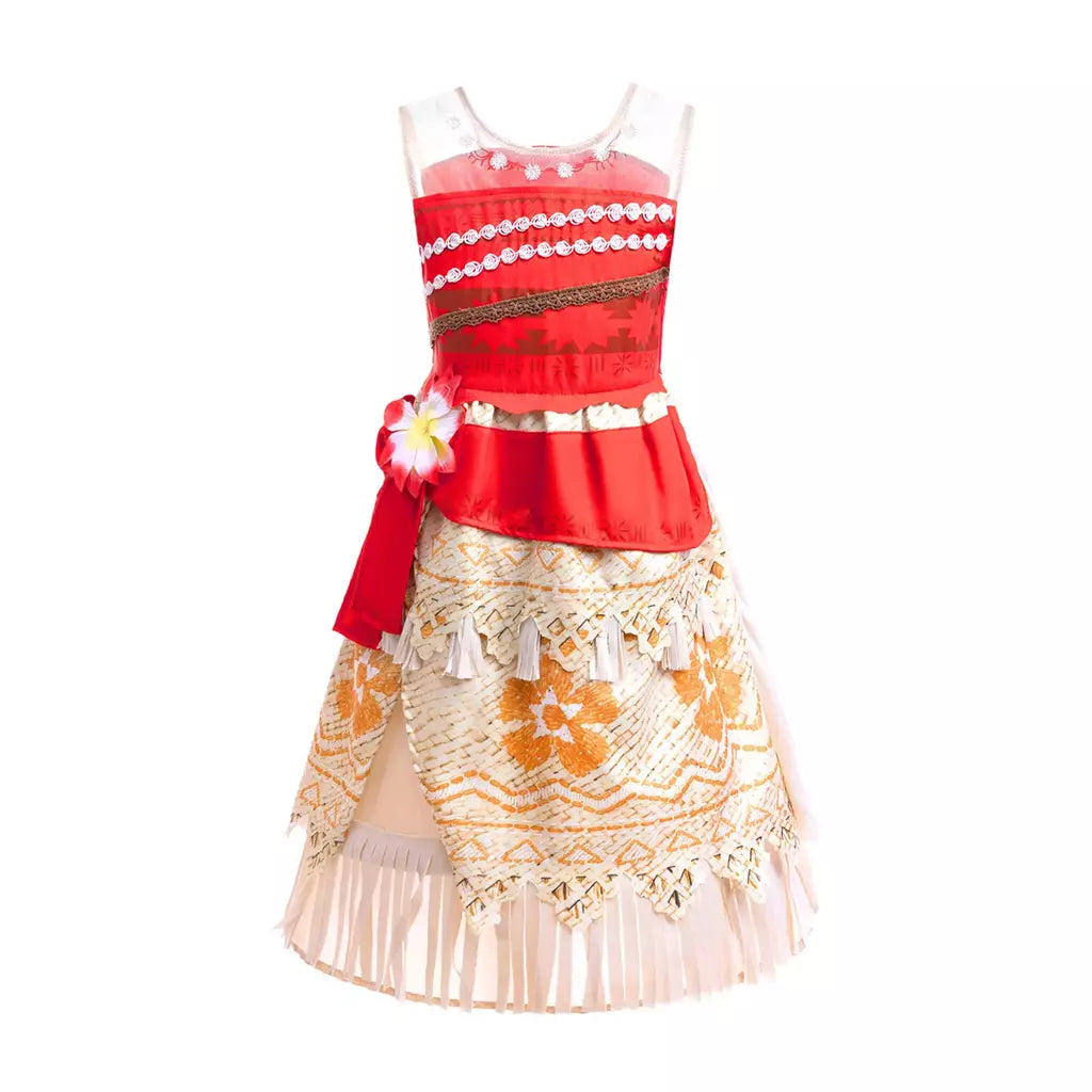 Moana vaiana meninas vestido cosplay traje fantasia carnaval moanas casual festa de aniversário vestidos crianças roupas trajes de natal
