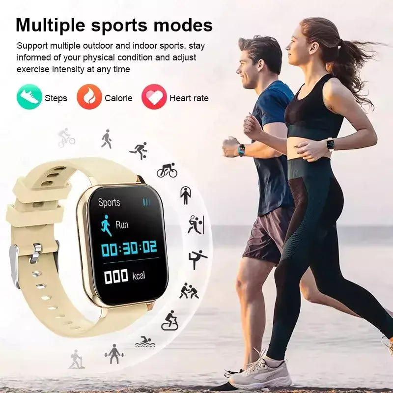 Xiaomi mijia 2025 novo relógio inteligente bluetooth chamada música freqüência cardíaca monitor de pressão arterial smartwatch para mulheres presentes do feriado