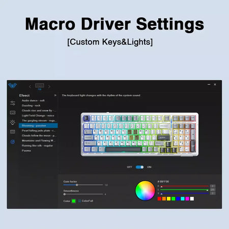Aula f99 teclado mecânico para jogos, três modos, 2.4g, sem fio, bluetooth, com fio, troca quente, junta pbt, rgb para jogos, digitação, 99 teclas