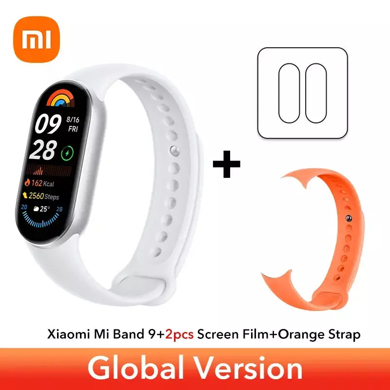Versão global xiaomi banda inteligente 9 1.62 display amoled spo2 monitoramento 21 dias de vida útil da bateria mais de 150 modos esportivos smartband