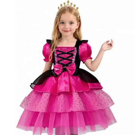 Vestido de menina de halloween vampiro vestido fofo para meninas crianças vestido de princesa roxo roupas legais lolita fantasia de festa de carnaval