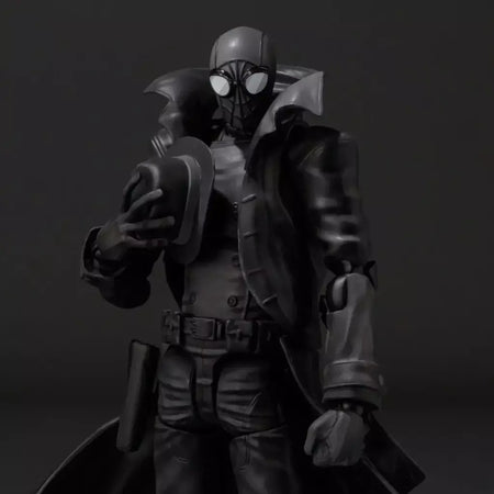 Homem aranha noir peter parker final homem aranha terra-90214 escuridão preto marvel lenda shf brinquedos figura de ação modelo crianças presente