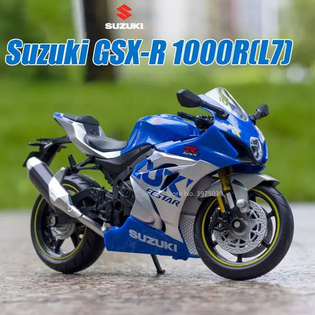 1:12 apulia rsv4 suzuki gsx liga modelo de carro da motocicleta brinquedos diecast roda dianteira direção suspensão da roda traseira presentes das crianças