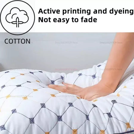 Travesseiro ortopédico cervical para dormir melhor e suporte para pescoço, fibra de soja, spa, massagem, travesseiro para casa, viagem, cama, hora de dormir
