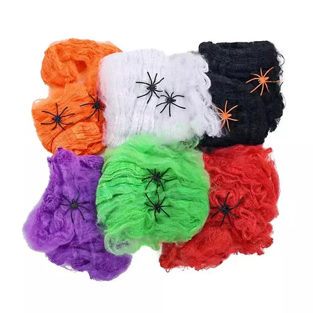 Halloween preto assustador aranha gigante enorme teia de aranha decoração de halloween para casa barra casa assombrada adereços férias decoração ao ar livre