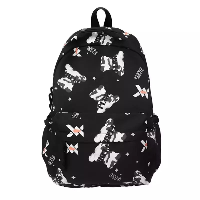 Mochila viagem para mulheres meninas mochila capacidade mochila escolar mochila adorável com estampa urso