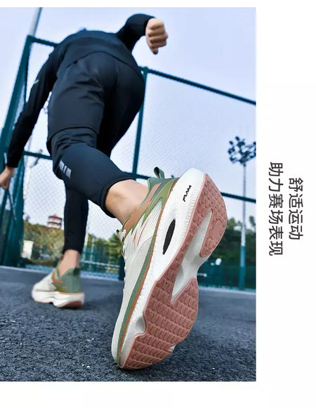 Sapatos esportivos de alta qualidade para homens plataforma casual tênis de corrida treinador respirável caminhada sapatos de basquete feminino confortável
